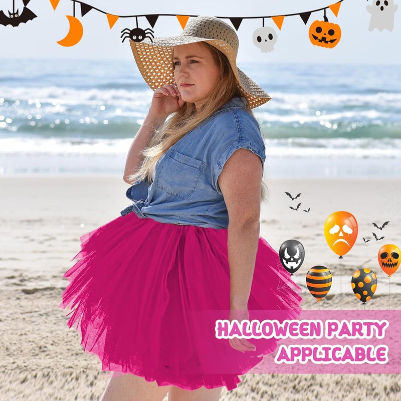 Fynnsure 5 Layers Plus Size Tutu Skirts for Women Extra Large Tulle Skirt 80s Adult Tutu Skirts Tutus Halloween Costumes - Image 5